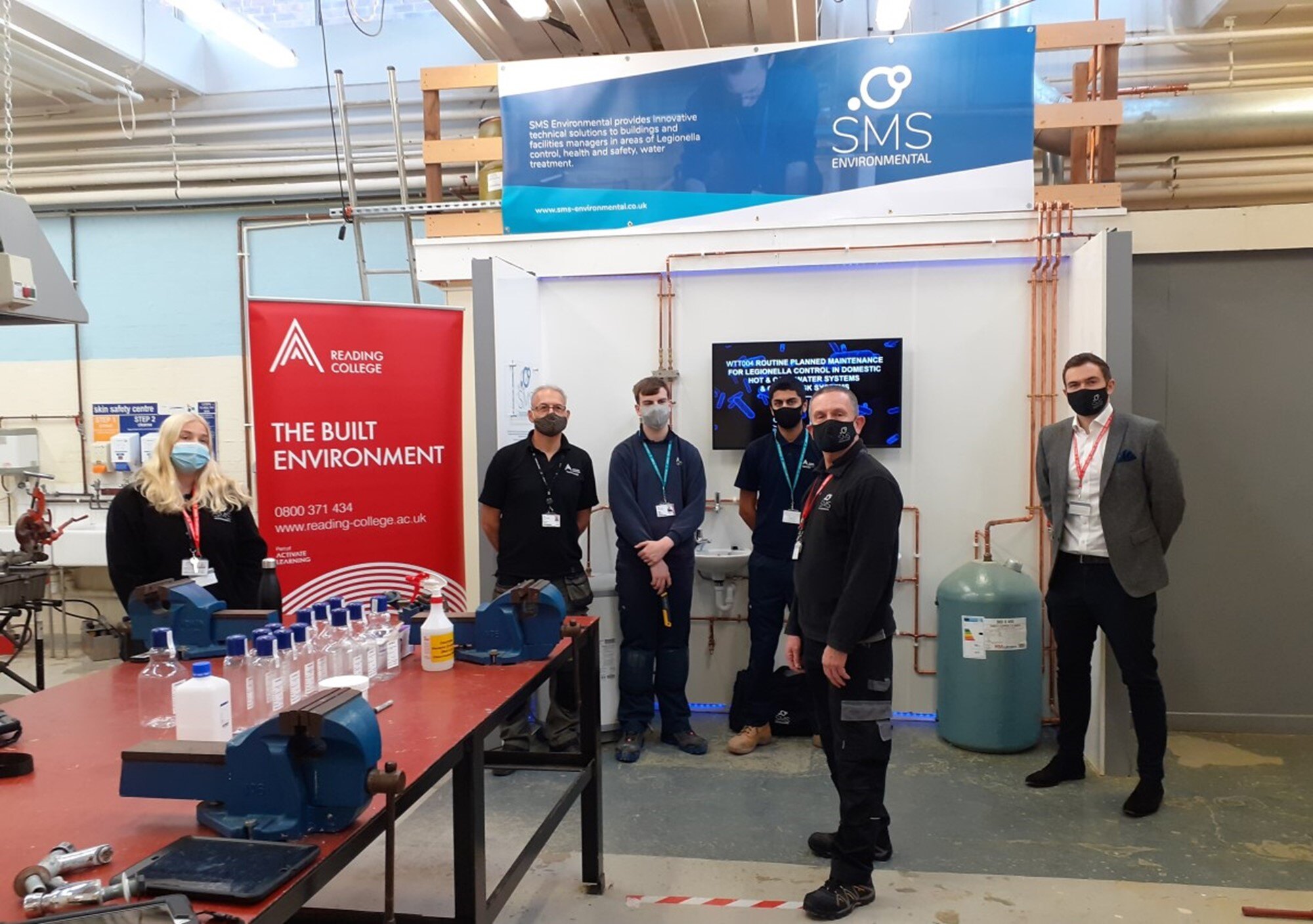 SMS ENVIRONMENTAL AND ACTIVATE LEARNING PARTNERSHIP IMPROVES PRACTICAL WATER HYGIENE TRAINING WITH INVESTMENT IN PURPOSE BUILT TRAINING AREAS