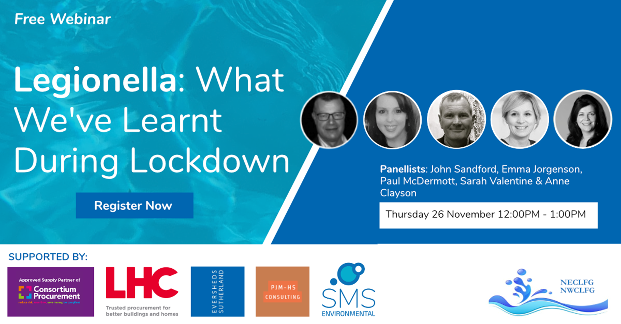WEBINAR - LEGIONELLA: WHAT WE'VE LEARNT DURING LOCKDOWN